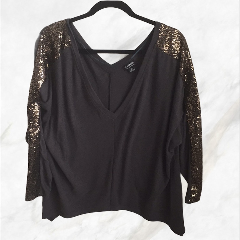 Anthropologie Homage from LA V-neck top In Medium